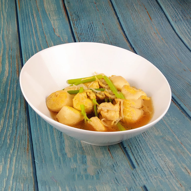 Pure White Household Ceramics Bowl