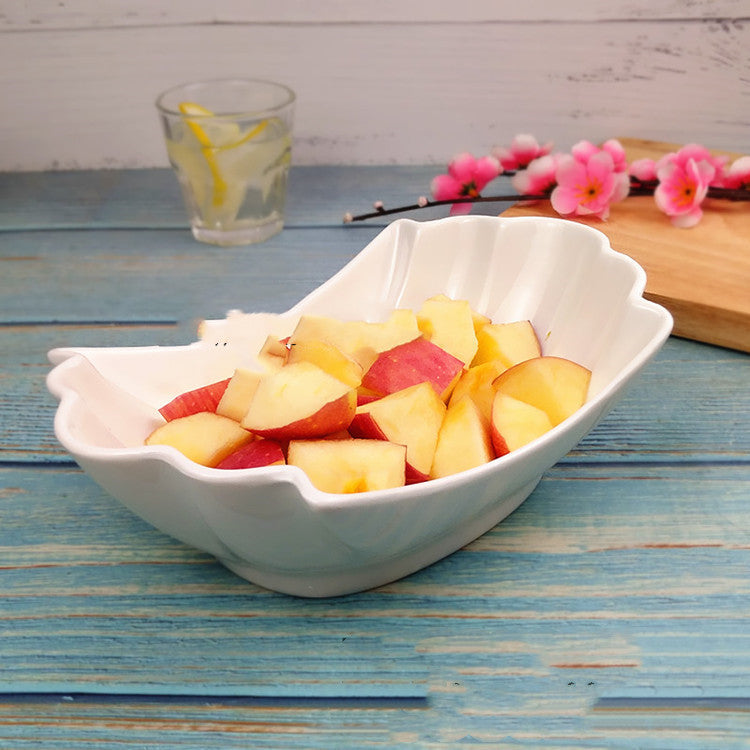 Pure White Household Ceramics Bowl