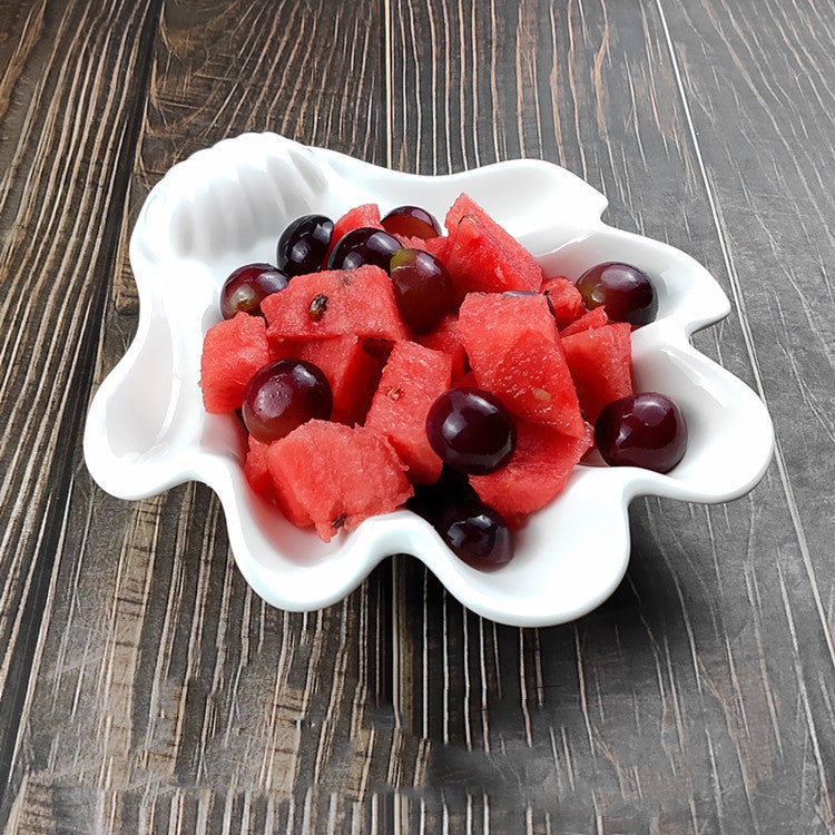 Pure White Household Ceramics Bowl